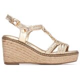 Xti Espadrile ESPADRILLES 145456 Pozlačena | Shoptok.si