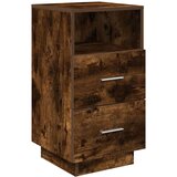 vidaXL Noćni ormarići 2 kom s 2 ladice dimljeni hrast 36x36x68 cm | shoptok.hr