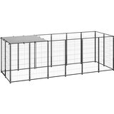 Kavez za pse crni 330 x 110 x 110 cm čelični | shoptok.hr