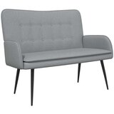 SOFA za dvije osobe Svijetlo siva 115 x 61 x 87 cm tkanina | shoptok.hr