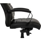 MID.YOU PISARNIŠKI STOL kovina, tekstil črna, barve kroma | Shoptok.si