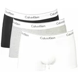 Calvin Klein Boksarice pegasto siva / črna / bela