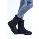 Boto EVENTO Women's High Padded Snow Boots Navy Luxina | ePonuda.com