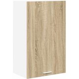 Viseći ormarić s pohranom Sonoma hrast i bijela 50 x 31 x 80 cm | Eponuda.com