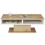 Mömax klubska miza alamo, barva hrasta, bela | Shoptok.si