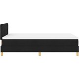 Box Spring Krevet s madracem Crni 120x200 cm Tkanina | shoptok.hr