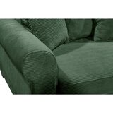 MID.YOU KOTNA SEDEŽNA GARNITURA, rebrasti žamet temno zelena | Shoptok.si