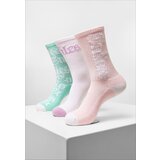 MT Accessoires Infinity Socks 3-Pack White/Lightrose/Mint | Shoptok.si