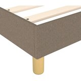 vidaXL Krevet s oprugama i madracem smeđesivi 160x200 cm tkanina | shoptok.hr
