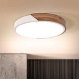  Brilagi - LED prigušiva svetiljka PILANA LED/48W/230V hrast/bela prečnik 40 cm + daljinski upravljač | Eponuda.com