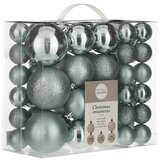  kuglica za božićno drvce (siva, plastika, promjer: 4 cm - 8 cm, 46 kom.) | shoptok.hr