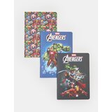 Sinsay Bilježnice A5 3 pakiranje Avengers | shoptok.hr