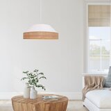  Visilica na sajli MANISO 1xE27/60W/230V Ø 45 cm bela/bež | Eponuda.com