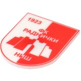FK RADNICKI NIS Magnet crveno-beli cene