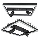  LED stropna svetiljka LED/38W/230V + 2xGU10/30W crna | Eponuda.com