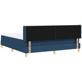  Krevet s opruga kutije s uzglavljem Plava 200 x 180 cm tkanina | shoptok.hr