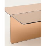 Kave Home Smeđi stakleni stolić za kavu 60x120 cm Zaren – | shoptok.hr