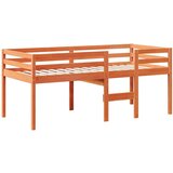  Visoki krevet s krovom voštano smeđi 75x190 cm masivna borovina | Eponuda.com