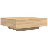  Stolić za kavu boja hrasta 100x100x31 cm konstruirano drvo | shoptok.hr