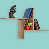 Woody Fashion Raf-04-Tt-1 Light Walnut Wall Shelf Cene