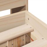 vidaXL Okvir kreveta bez madraca 180 x 200 cm od masivne borovine | shoptok.hr