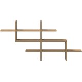 Zidna polica boja hrasta 124,5x18x60,5 cm konstruirano drva | Eponuda.com