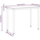  Blagovaonski stolovi METAL | shoptok.hr