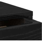  Stalak za monitor s ladicama Crni hrast 50x27x15 cm Konstruirano drvo Slike