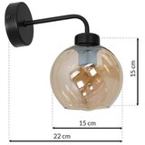  Zidna svetiljka SOFIA 1xE27/60W/230V braon | Eponuda.com