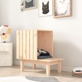 vidaXL Kućica za mačke 60 x 36 x 60 cm od masivne borovine Cijene