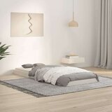  Posteljni okvir bel 75x190 cm trdna borovina, (20723630) Cene