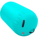  Gimnastički valjak na napuhavanje s crpkom 100x60 cm PVC zeleni | shoptok.hr