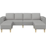  Kauč za dnevni boravak 3 pcs Oblačnosiva 250 x 188 x 76 cm | Eponuda.com