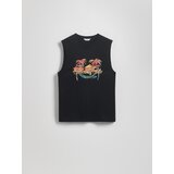 Reserved Pamučni tank top - crno | shoptok.hr