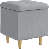  Otoman s pohranom Svijetlo siva 40 x 40 x 45 cm tkanina | Eponuda.ba