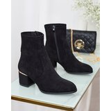 Resti Black women's low stiletto boots Rejerra | Shoptok.si