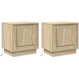  Noćni ormar S LED lampica 2 pcs Sonoma hrast 44 x 34,5 x 45 cm | Eponuda.com