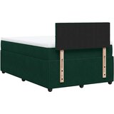  Krevet box spring s madracem tamnozeleni 120x190 cm baršunasti | shoptok.hr