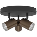 Eglo SPOT LAMPA 3XGU10 CONSUMA 1 CRNA-BRAON 300591 | Eponuda.com