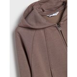 Sinsay Zip-up dukserica s kapuljačom s dodatkom viskoze Active | shoptok.hr