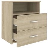 vidaXL Nočne omarice 2 kosa sonoma hrast 50x32x60 cm | Shoptok.si