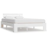  Okvir za krevet od masivne borovine bijeli 120 x 200 cm | shoptok.hr