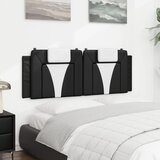  Jastuk za uzglavlje Viana crno-bijeli 137 cm od umjetne kože | shoptok.hr
