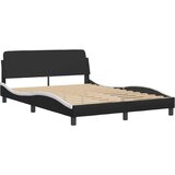  Krevet s madracem crno-bijeli 120 x 200 cm od umjetne kože | shoptok.hr