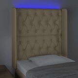  Uzglavlje krem 83 x 16 x 118/128 cm od tkanine | shoptok.hr