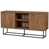 Kalune Design Nizka komoda v orehovem dekorju v naravni barvi 140x72 cm Rodez – Cene