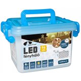 Dekortrend Novogodišnja LED svetleća mreža hladno bela 1x2m za spoljašnju i unutrašnju upotrebu sa providnim kablom | ePonuda.com