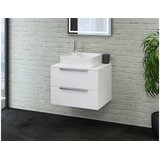 Tboss kopalniška omarica z umivalnikom nola 60 cm, bela viso | Shoptok.si
