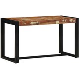vidaXL Višebojna klupa 80x35x45 cm Obrađeno puno drvo | shoptok.hr