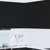 Zidni kuhinjski ormarić Crna 57 x 57 x 100 cm Konstruirano drvo  Zidni kuhinjski ormarić Crna 57 x 57 x 100 cm Konstruirano drvo Slike
